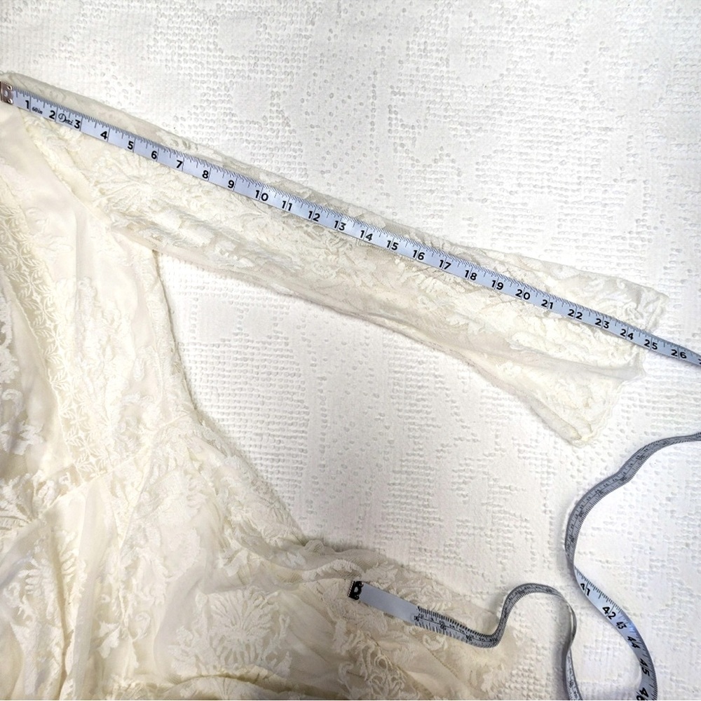 Free People Reign Over Me White Lace Mini Dress Rare NWOT - Picture 8 of 11